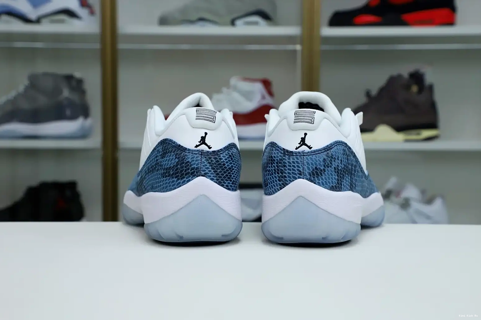 Kimikick Air Jordan snakeskin” 11 Jordan “navy 0615